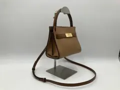 トリーバーチ リーラジウィル ダブルトート プチ グレー レザー 2WAYのサムネイル