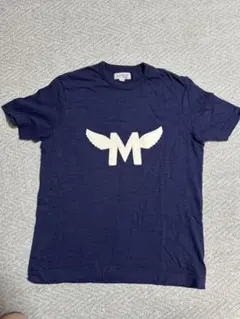 Monclerモンクレール半袖ロゴTシャツ8A130ネイビー紺色ボーイズ男の子