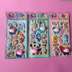 ぽっちゃりシールセット 3パック