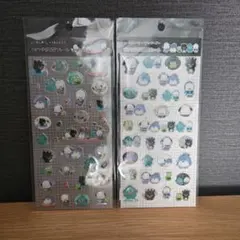 キラフチ樹脂盛りシール　にしむらゆうじ×サンリオはぴだんぶい　2シート