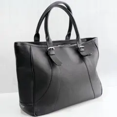 フジタカ FUJITAKA レザートートバッグ A4可 ブラック 本革 日本製