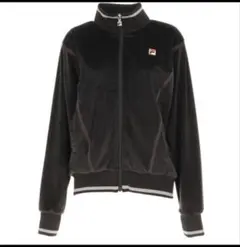 FILAフィラ　コーデュロイトラックジャケットvl2727黒テニスベロア