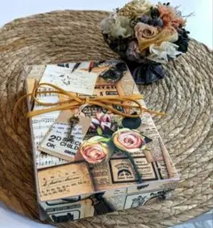 大量♡おすそ分け♡コラージュ素材♡BOX♡ 紙もの　シール　 約250枚　77❷