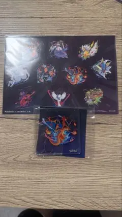 ポケモンZA リザードンXアクリルコースター&ステッカー