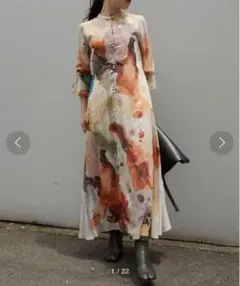 ameri UNDRESSED AMELIA INK ART DRESS