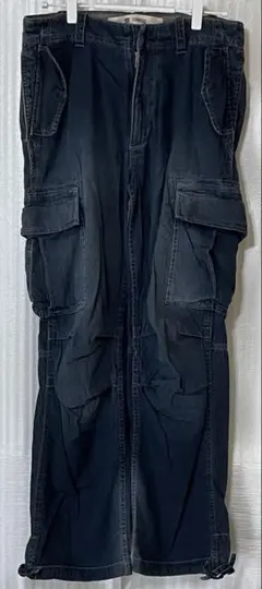 00s OLD GAP ギャップ カーゴパンツ インディゴ ミリタリー 古着