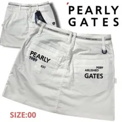 定2.3万 00 パーリーゲイツ 接触冷感 +PLUSCOOL ミニスカート 白