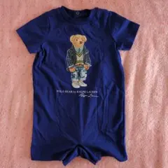 Polo Bear by Ralph Lauren ネイビーロンパース 6M