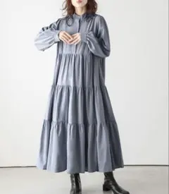 【匿名配送】ティアードワンピース