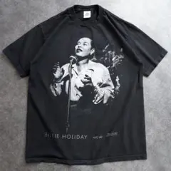 サイズ最高 90s ビリーホリデイ ジャズTシャツ シングルステッチ L