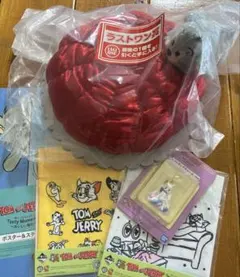 m*u様 トムとジェリー 一番くじ ラストワン 巾着 チャーム ポスター