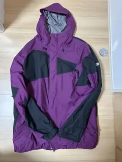 Volcom 紫色と黒のスノーボードウェア Lサイズ　ボルコム