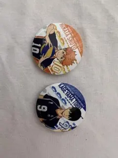 日向翔陽・影山飛雄 缶バッジ セット