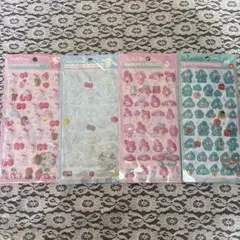 ボンボンドロップシール 3Dシール キティ マイメロ ハンギョドン シナモロール