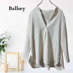zC594【M】ボールジィ(Ballsey) ブラウス フレアヘム Vネックのサムネイル