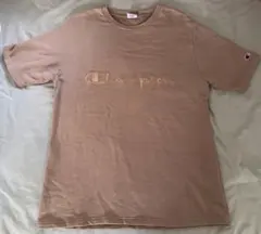 Champion ベージュ スウェット Tシャツ M