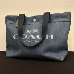 【美品】正規品 超美品 COACH デニム トートバッグのサムネイル