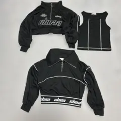 choa choaトップス セット 黒 ブラック