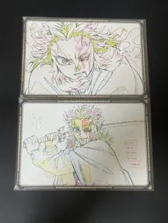 鬼滅の刃 DINING おすそ分けポストカード 2種2枚 煉獄杏寿郎