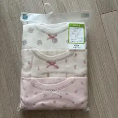 【新品】西松屋　女の子　半袖シャツ 肌着　3枚セット 120サイズ