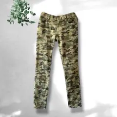 ジャーナルスタンダード［F］圧倒的存在感◎ワイルド◎ミリタリー柄ストレートパンツ