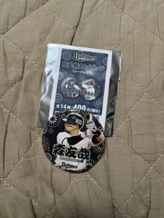 オリックスバファローズ 森友哉 選手 花火柄缶バッジ 応援グッズ