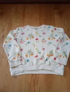 ブランシェス花柄トレーナー 120