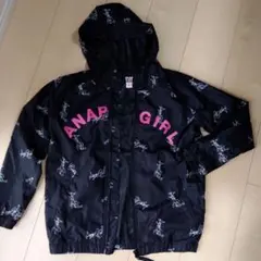 SALE 美品 ANAP GIRL Sサイズ メッシュ 女の子 パーカー