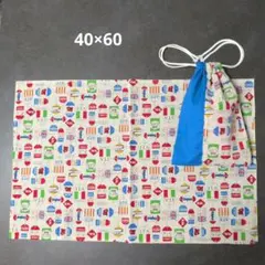 G94給食セット　ランチョンマット60×40、巾着袋　ハンドメイド