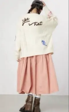 新品未使用！　ロデオクラウンズ　ケーブルカーディガン オーバーサイズ