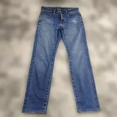 5483 UNIQLO スキニーフィットジーンズ ブルー 29インチ