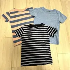 next キッズ　ストライプ 半袖Tシャツ3着セット 98cm 2-3y