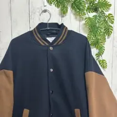 ネイビー&ブラウン スタジャン