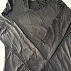 エアリズム ブラック長袖Tシャツ