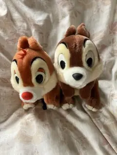 希少 チップとデール Disney ぬいぐるみまとめ売りセット タグ付き