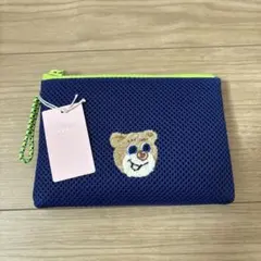 新品タグ付　ラブラリーバイフェイラー　feiler メッシュポーチ　テディ