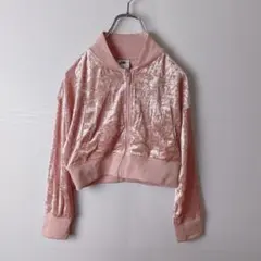 NIKE キッズ　ベロア　ジャージ　ピンク　クロップド　ギャル　8-10歳