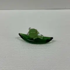ガラス細工　居眠りカエル