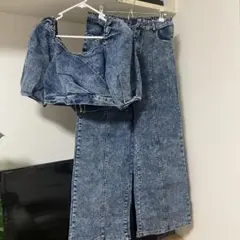 セットアップ デニム