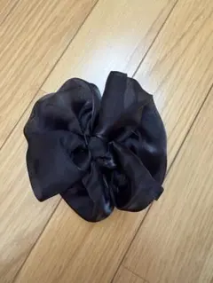 黒 コサージュ クリップ式