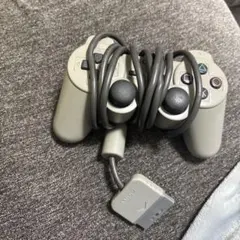 PS1 コントローラー グレー 有線