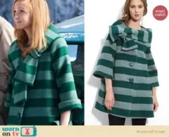 ケイトスペード　kate spade コート　グリーン ボーダー　gleeのサムネイル