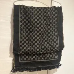 GUCCI GGパターン マフラー フリンジ付き