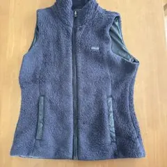 patagonia フリース ベスト ネイビー　リバーシブル