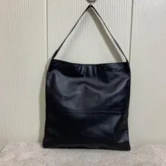 COACH コーチ ショルダーバッグ オールレザー ブラック 大容量 A4収納