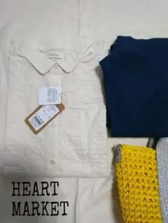 値下げします❣️【HEART MARKET】シャツ　ロングワンピースのサムネイル