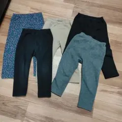 ユニクロ　裏起毛パンツ　９０セット