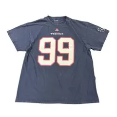 ヒューストン・テキサンズ　Tシャツ　NFL ネイビー　古着　8eのサムネイル