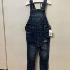 ★新品未使用　定価5290円　Baby GAP ドット柄 デニムオーバーオール