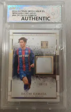 2024-25 PANINI IMPECCABLE 가마타 대지 10 실리